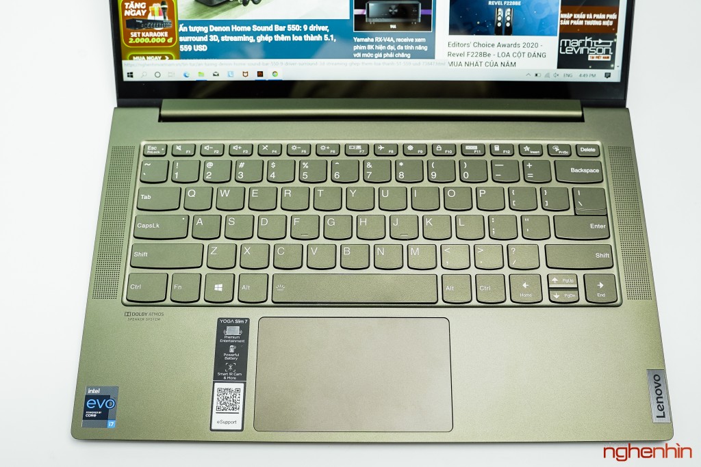 Đánh giá Lenovo Yoga Slim 7i: chuẩn Intel Evo, mỏng nhẹ, thiết kế thời trang ảnh 3