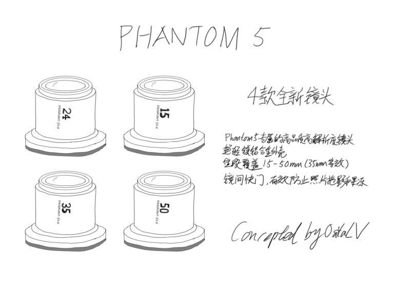 DJI Phantom 5 lộ diện: thiết kế chống nước, thay đổi ống kính ảnh 3