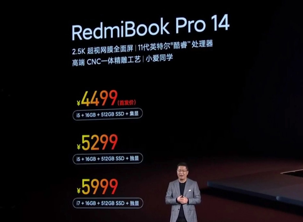 RedmiBook Pro 14/15 inch ra mắt: Màn hình 90Hz, Intel Core thế hệ 11, giá từ 697 USD ảnh 5