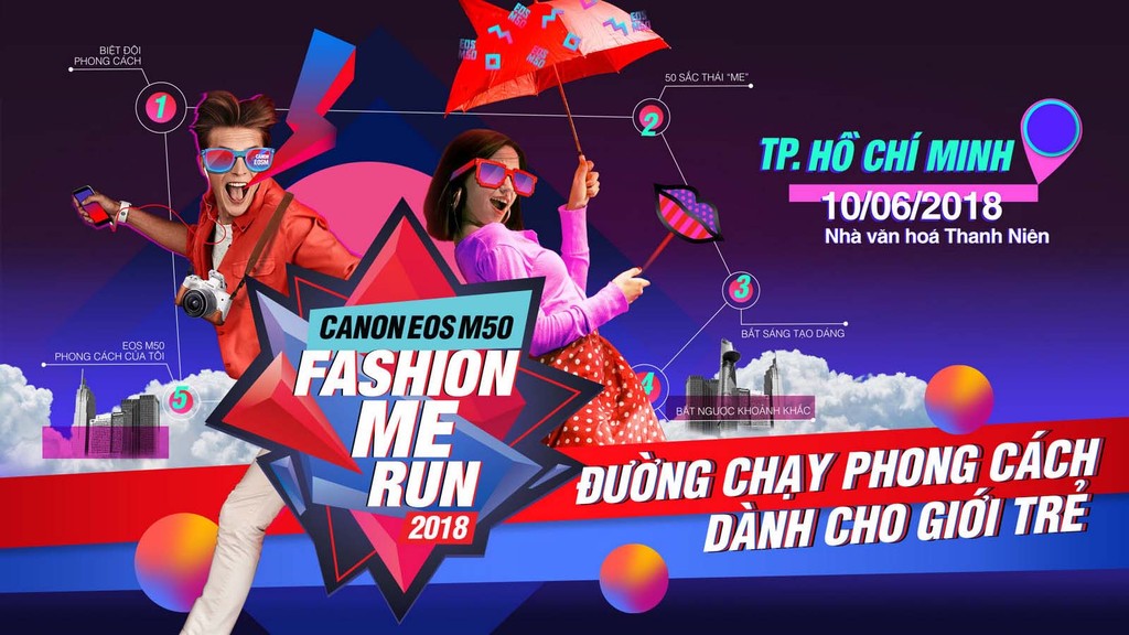 Canon - Fashion Me Run: Đường chạy phong cách cho giới trẻ ảnh 1