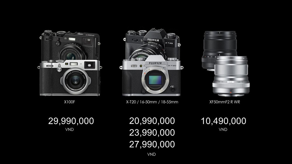 Fujifilm X100F và X-T20