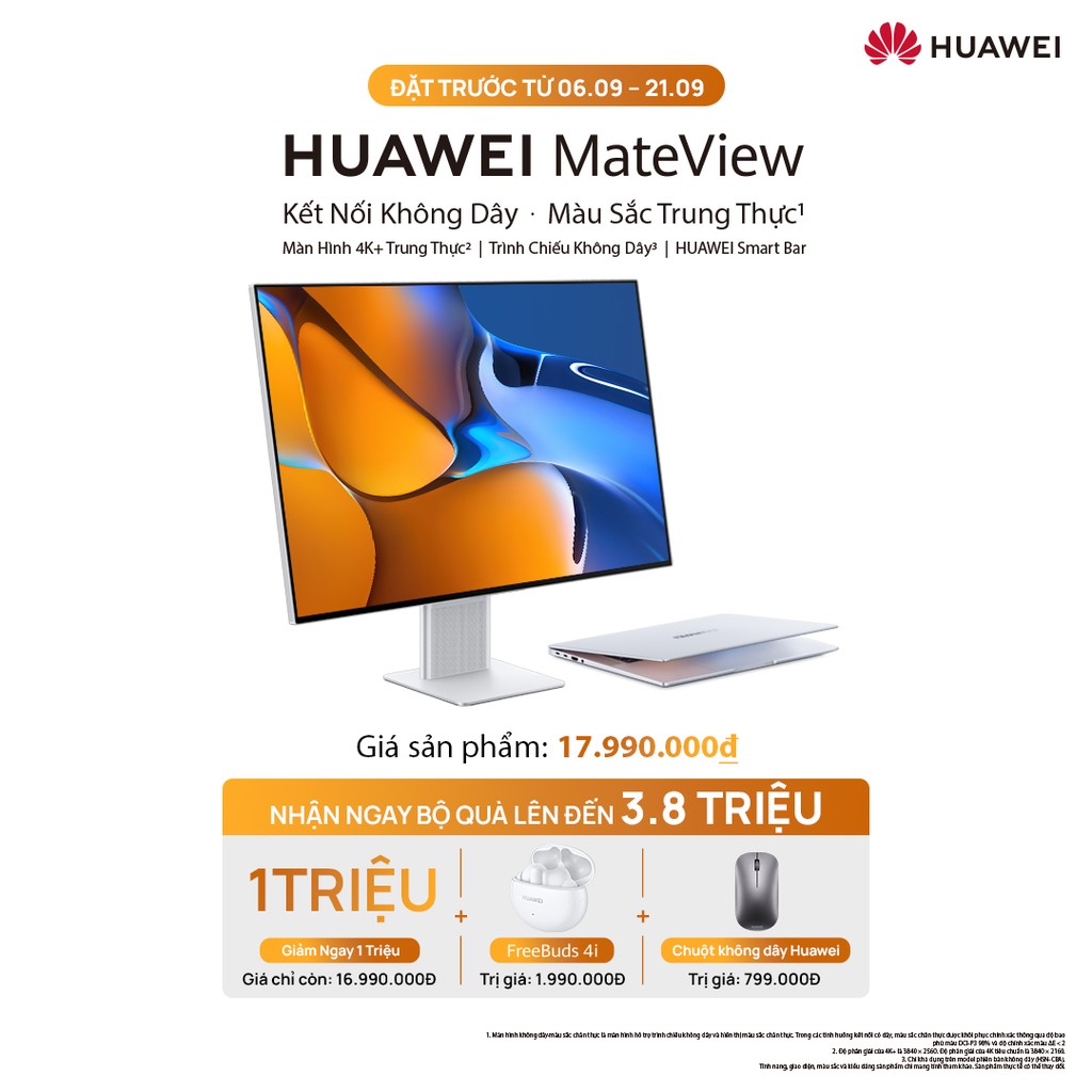 Huawei ra mắt màn hình cao cấp Mateview tại Việt Nam giá 18 triệu ảnh 1