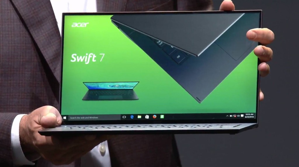 Acer nâng cấp Swift 7: laptop mỏng nhất thế giới, gần như không viền màn hình ảnh 4