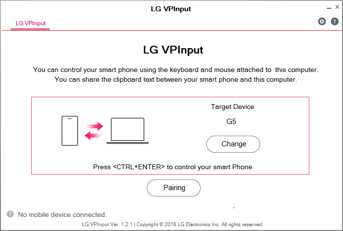 Ứng dụng của LG giúp PC điều khiển smartphone ảnh 2