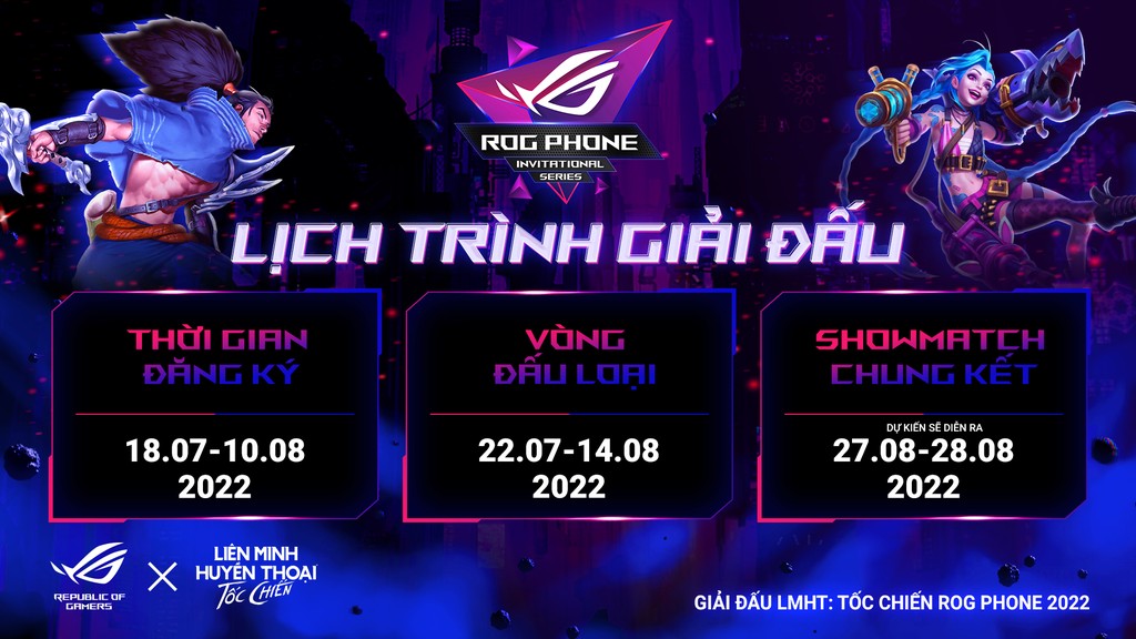 ASUS ROG và VNG công bố giải đấu ROG Phone Invitational Series 2022: Liên Minh Huyền Thoại: Tốc Chiến ảnh 3