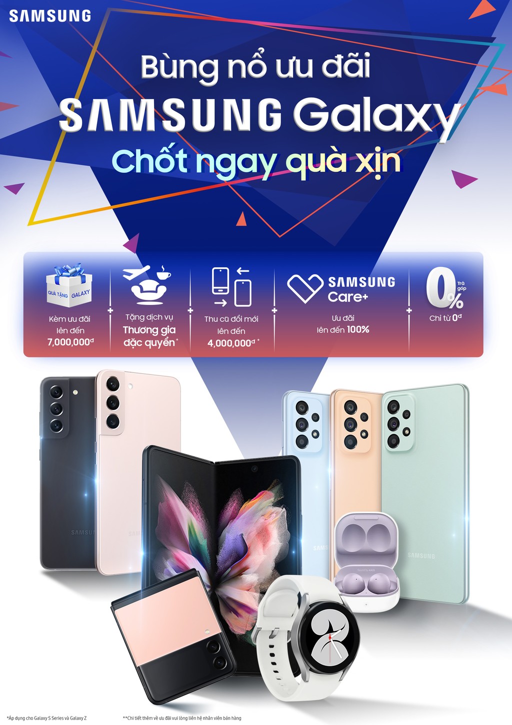 Bùng nổ ưu đãi sản phẩm Samsung Galaxy 2022 ảnh 1
