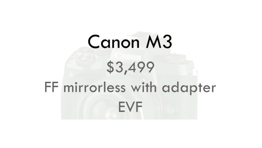 Canon sẽ ra mắt dòng máy compact full-frame M3 trong năm 2018? ảnh 1
