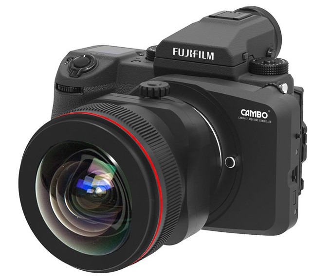 Ngàm Cambo giúp gắn ống kính Canon vào máy ảnh Fujifilm GFX ảnh 2