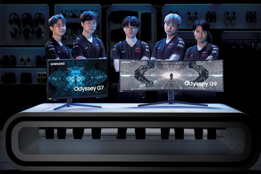 Samsung tài trợ màn hình công chơi game Odyssey cho T1 của Faker ảnh 1