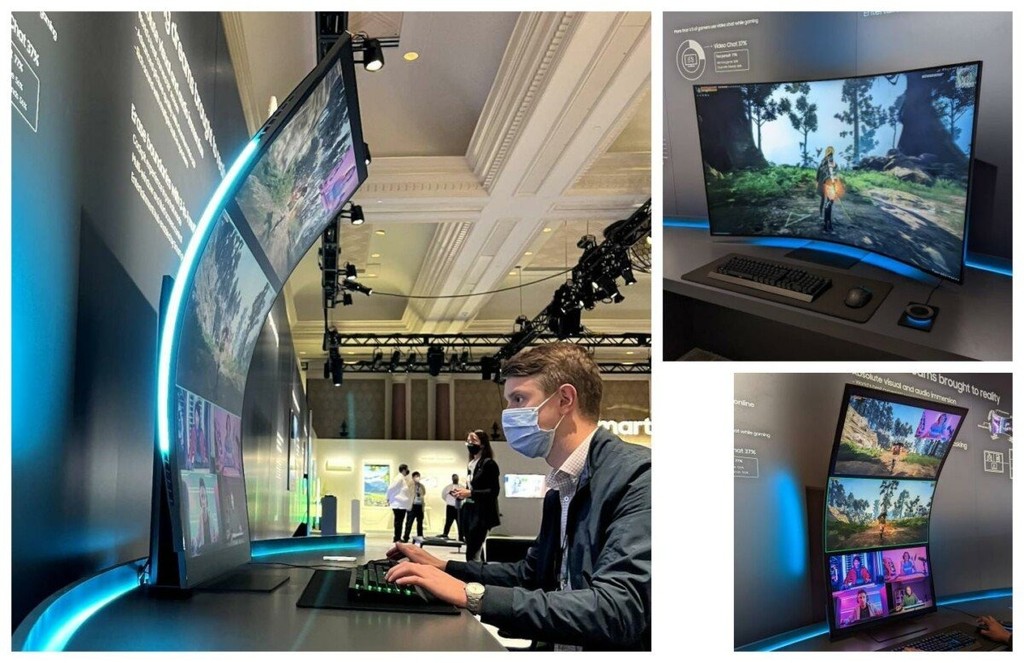 [CES 2022] Samsung ra mắt Odyssey Ark 55 inch: màn hình cong xoay dọc linh hoạt ảnh 5