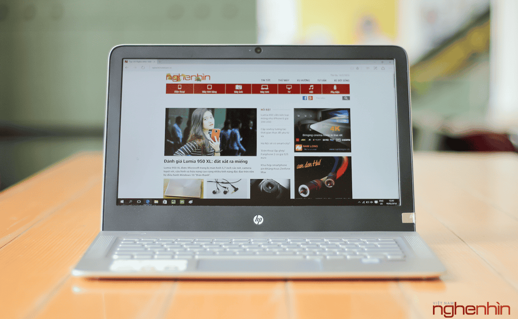Notebook HP Envy 2015 mỏng nhẹ, bản lề nâng độc đáo ảnh 5