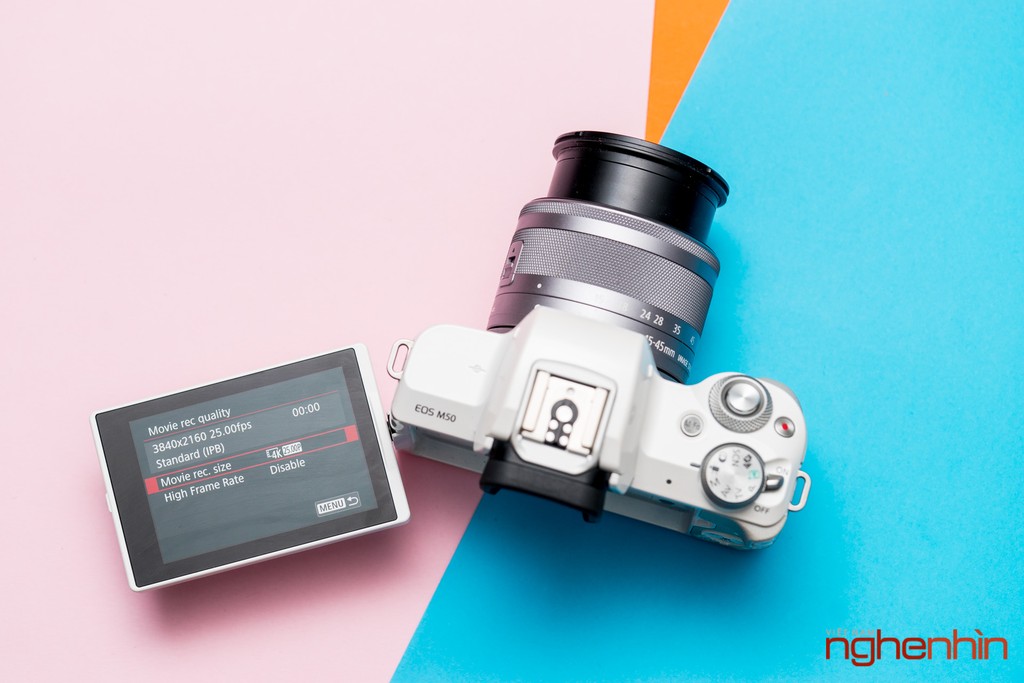 Trên tay máy ảnh không gương lật Canon EOS M50: lấy nét nhanh, quay video 4k ảnh 9