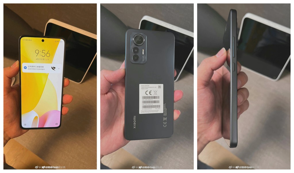 Xiaomi 12 Lite lần đầu lộ ảnh thực tế ảnh 1