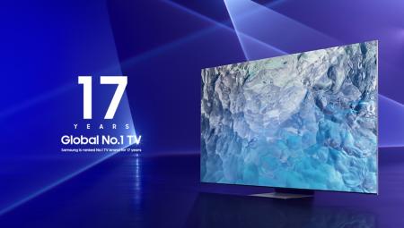 Nhờ sáng tạo xuất sắc, Samsung đứng đầu thị trường TV toàn cầu trong 17 năm liên tiếp