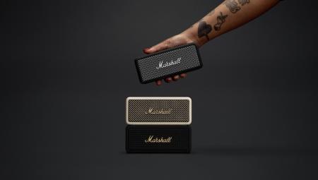 Fan loa Bluetooth hoài cổ Marshall có thêm 2 lựa chọn mới Emberton II Black and Steel với giá không đổi
