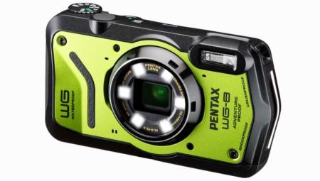 Pentax tung máy ảnh compact WG8 siêu bền, chống rơi và đi lặn biển được