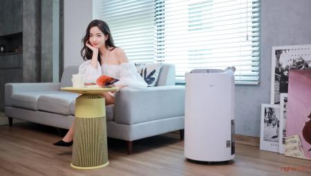 Máy lọc không khí LG PuriCare Aero Furniture và máy hút ẩm biến tần kép LG: cặp đôi hoàn hảo cho không gian sống của mỗi gia đình 