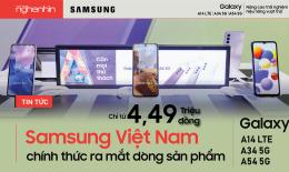 Samsung Galaxy A54 5G, A34 5G và A14 LTE mới ra mắt Việt Nam, nâng cao trải nghiệm và hiệu năng vượt trội