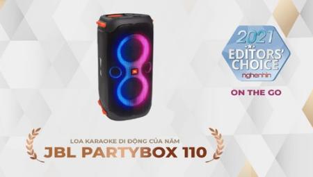 JBL PartyBox 110 – Loa karaoke di động của năm, ca hát, tiệc tùng mọi nơi với công suất 160W!
