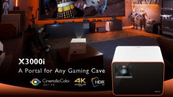 Đánh giá máy chiếu chơi game BenQ 4LED 4K X3000i giá 73 triệu: chơi game trên màn hình 200 inch 