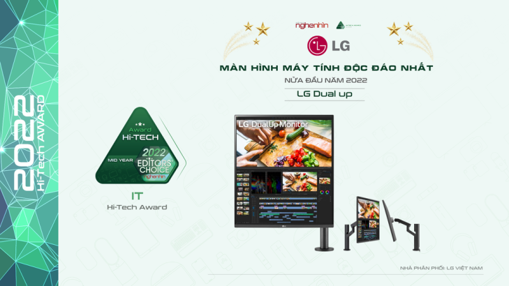 Hi-Tech Mid Year 2022: LG DualUp Monitor - Màn hình máy tính độc đáo nhất  ảnh 1