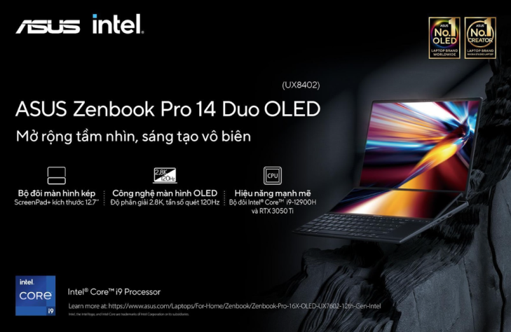 ASUS Việt Nam ra mắt Zenbook Pro 14 Duo OLED (UX8402) giá từ 57 triệu ảnh 2