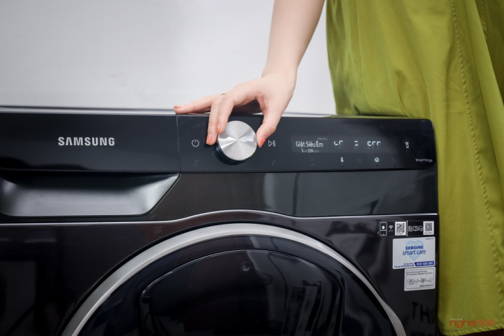 Cận cảnh máy giặt Samsung AI Ecobubble 12kg: thông minh, sạch và tiết kiệm hơn  ảnh 3