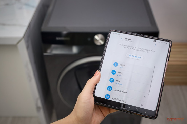 Cận cảnh máy giặt Samsung AI Ecobubble 12kg: thông minh, sạch và tiết kiệm hơn  ảnh 7
