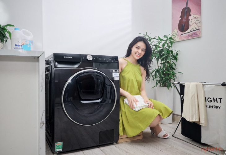 Cận cảnh máy giặt Samsung AI Ecobubble 12kg: thông minh, sạch và tiết kiệm hơn  ảnh 2