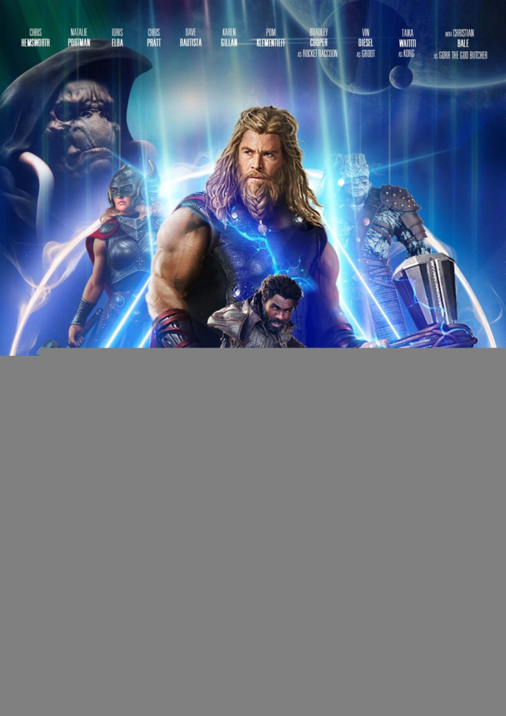 Thor: Love and Thunder' tung trailer hé lộ tạo hình phản diện "kinh hãi" của Christian Bale