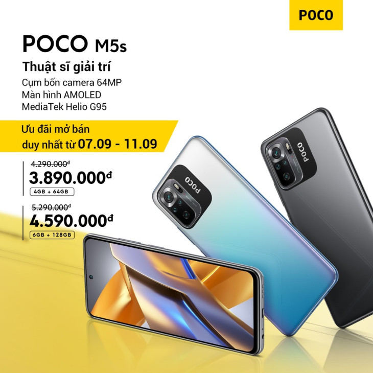 Bộ đôi POCO M5 và POCO M5s chính thức ra mắt tại thị trường Việt Nam giá từ 3,4 triệu ảnh 2