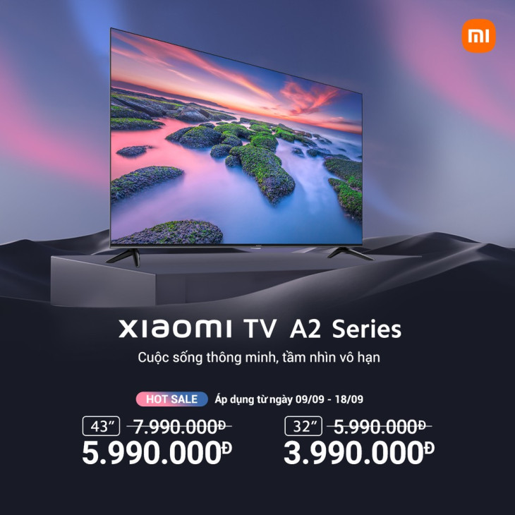 Xiaomi TV A2 43 inch và 32 inch ra mắt với ưu đãi giảm ngay 2 triệu  ảnh 2