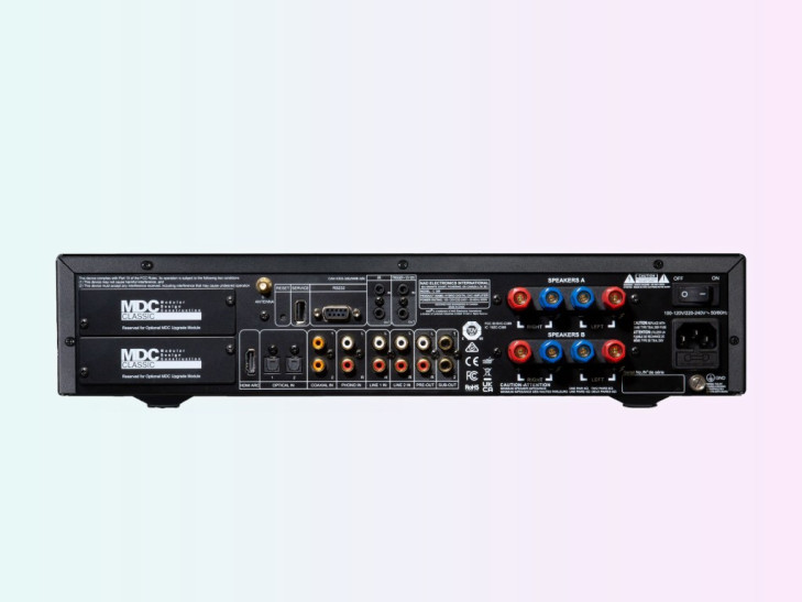 NAD C389 - Ampli hybrid digital tích hợp DAC, phono, cho phép nâng cấp streaming BluOS và Dirac Live ảnh 2