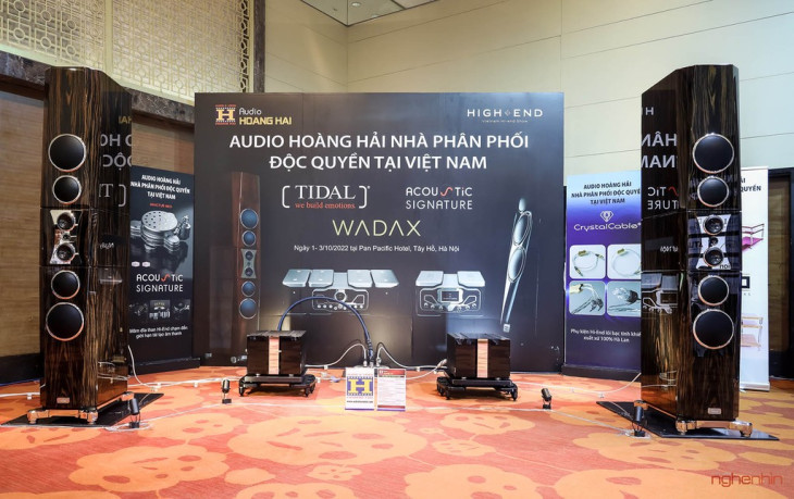 Hệ thống âm thanh 32 tỷ đồng tại Vietnam Hi-End Show 2022 Hà Nội, riêng cặp loa Tidal đã có giá 19 tỷ đồng ảnh 1