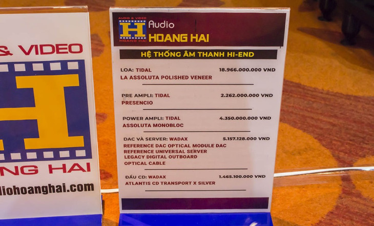 Hệ thống âm thanh 32 tỷ đồng tại Vietnam Hi-End Show 2022 Hà Nội, riêng cặp loa Tidal đã có giá 19 tỷ đồng ảnh 10