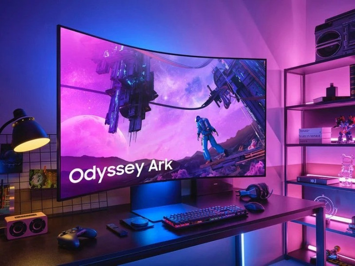 Samsung ra mắt màn hình chơi game cong 55 inch 'Odyssey Ark' giá 3.500 USD ảnh 1
