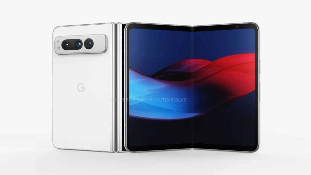 Smartphone gập đầu tay của Google Pixel Fold lộ video thực tế: tỷ lệ màn hình kỳ dị, viền trên dưới dày cộp