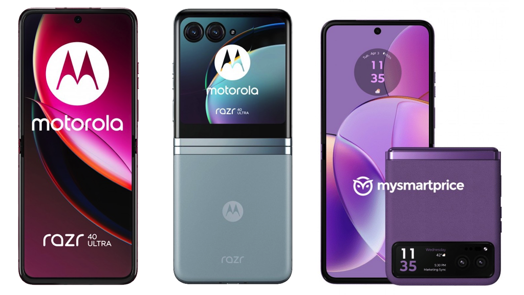 Motorola RAZR 40 Series lộ hoàn toàn hình ảnh trước ngày ra mắt, xác nhận màn hình ngoài vô địch Thế giới smartphone gập dọc